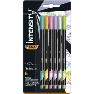 BIC Intensity Fine Pastel cienkopis miks kolorów blister 6 sztuk