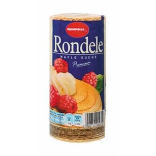 Wafle Suche Okrągłe Rondele 100G