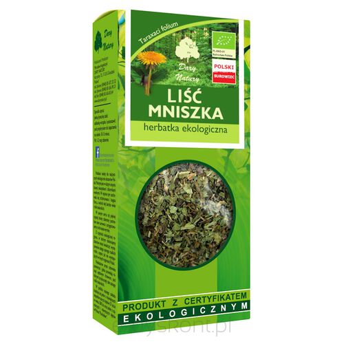 Herbatka Liść Mniszka Bio 25 G - Dary Natury [BIO]