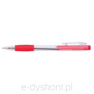 Długopis Automatyczny Office Products, 0,7Mm, Czerwony