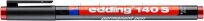 Edding Foliopis E-140 S  Czerwony  - 2