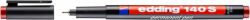 Edding Foliopis E-140 S  Czerwony 