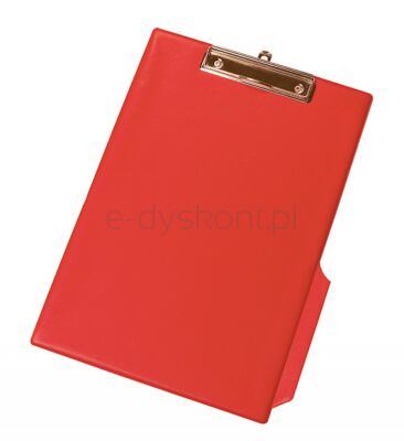 Q-Connect Clipboard deska, z klipsem, PVC, A4 czerwony [BIURO]