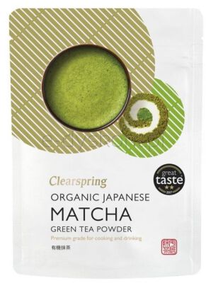 Clearspring Matcha japońska Premium Grade  (sproszkowana) BIO 40g