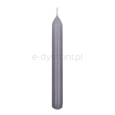 Świeca Stołowa Prosta Donau Home, 20X170 Mm, 10 Szt., Grafitowa