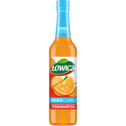 ŁOWICZ zagęszczająca baza napoju pomarańcza zero cukru 400 ml