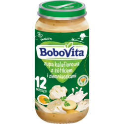 BoboVita Zupa kalafiorowa z żółtkiem i ziemniaczkami po 12 miesiącu 250 g