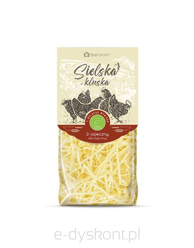 Makaron (2-Jajeczny) Krajanka Bio 250 G - Bartolini (Sielska Kluska) [BIO]