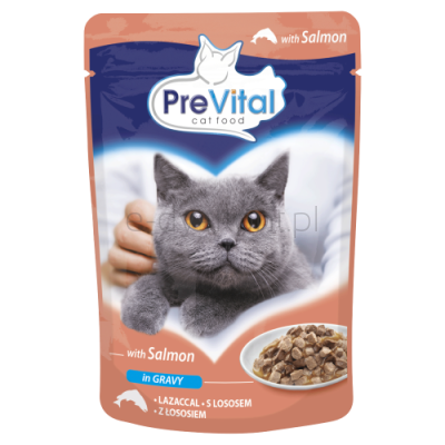 Prevital Sterile Pełnoporcjowa Karma Dla Kotów Z ŁoSosiem W Sosie 100G