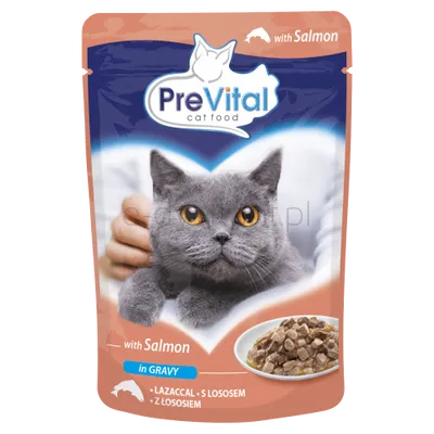 Prevital Sterile Pełnoporcjowa Karma Dla Kotów Z Łososiem W Sosie 100G