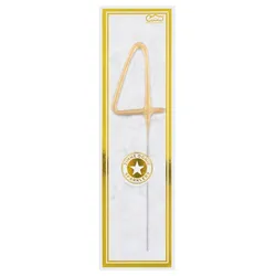 Złota Cyfra 4 (Zimny Ogień) 7,5 Cm