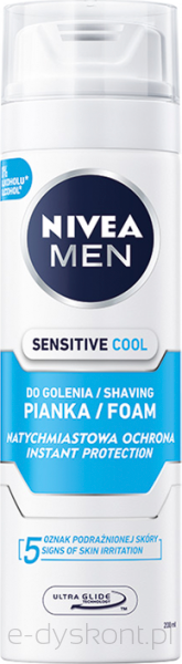 Nivea Pianka Do Golenia Chłodząca Sensitive 200Ml