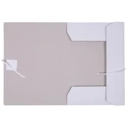 Teczka wiązana OFFICE PRODUCTS Budget, karton, A4, 250gsm, 3-skrz., biała