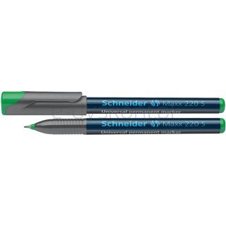 Schneider Foliopis permanentny Maxx 220 S, 0,4mm, zielony [BIURO]