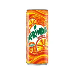 Mirinda Orange Napój gazowany o smaku pomarańczowym 330 ml 