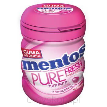 Mentos Pure Fresh Tutti Frutti Butelka 60G