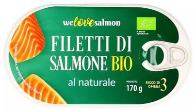 We Love Salmon Filet Z Łososia W Zalewie Naturalnej Bio 170G/100G