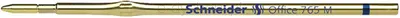 Schneider Wkład Office 765 Do Długopisu M, Format X20, Niebieski 