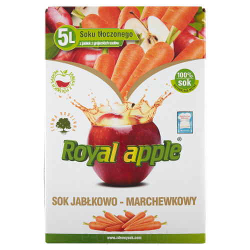 Royal Apple Sok Jabłko-Marchew 5L