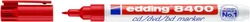 Edding Marker Do Płyt Cd/Dvd/Bd E-8400 0,5-1Mm, Czerwony 