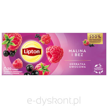 Lipton Herbata Fruit Malina I Bez 20Tb