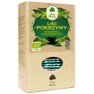 Herbatka Liść Pokrzywy Bio (25 X 1,5 G) 37,5 G - Dary Natury [BIO]