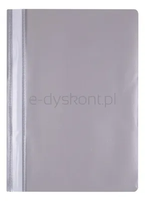 Skoroszyt Office Products, Pp, A4, Miękki, 100/170Mikr., Szary
