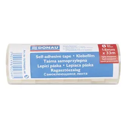 Taśma biurowa Donau, 18mm, 33m, 8szt.