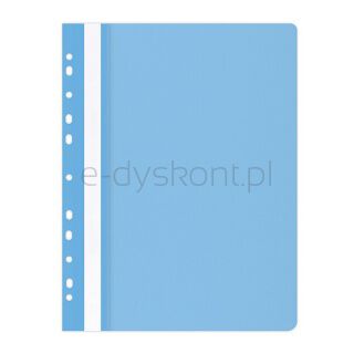 Office Products Skoroszyt, PP, A4, miękki, 100/170mikr., wpinany, jasnoniebieski