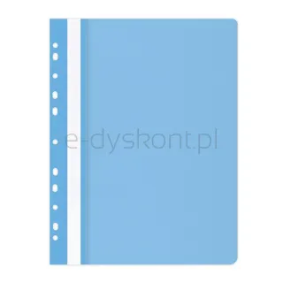 Office Products Skoroszyt, PP, A4, miękki, 100/170mikr., wpinany, jasnoniebieski