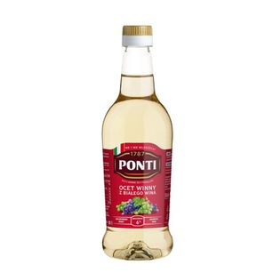 Ponti Ocet Winny Biały 500Ml