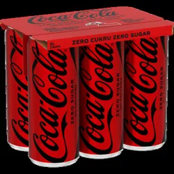 Coca Cola Zero 6X330Ml - Kaucja