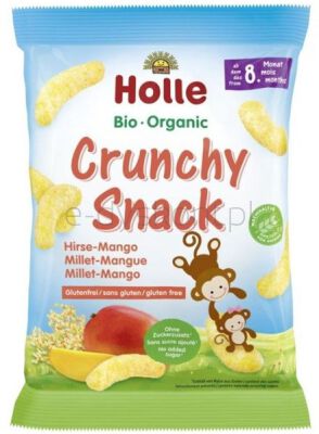 Holle Chrupki jaglane o smaku mango powyżej 8 miesiąca życia BIO 25 g