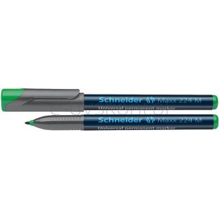 Schneider Foliopis permanentny Maxx 224, M, 1,0mm, zielony [BIURO]