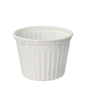 Kubki Na Zupę, Pp, Okrągłe, 500 Ml, Średnica 11,5 Cm, 8,5 Cm, Kolor: Biały, &Quotreuse&Quot, 25 Szt