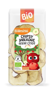 Chipsy Jabłkowe Bezglutenowe Bio 30 G - Biominki [BIO]