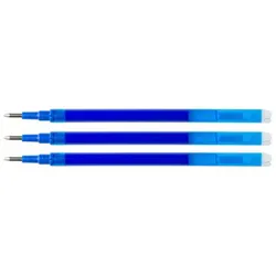Q-Connect Wkład do długopisu wymazywalnego 1,0mm, 3szt., zawieszka, niebieski