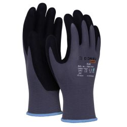 Donau Rękawice Safety Flex, Kat. Ii, Rozm. 9, Szare