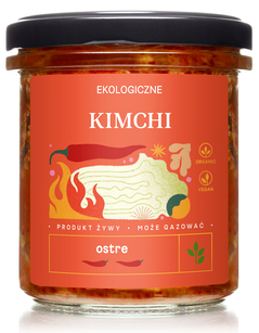 Kimchi Ostre Bio 300 G - Delikatna [BIO]