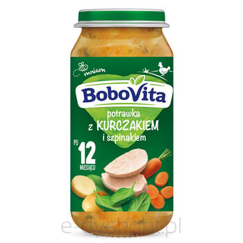 Bobovita Potrawka Z Kurczakiem I Szpinakiem Po 12 Miesiącu 250 G