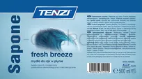 Delikatne mydło w płynie TENZI, zapach morska bryza, Sapone Fresh Breeze, 0,5l - 2