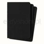 Moleskine Zestaw 3 Zeszytów Cahier Journals P (9x14cm) w kropki, 64 strony, czarny  - 2