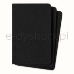 Moleskine Zestaw 3 Zeszytów Cahier Journals P (9x14cm) w kropki, 64 strony, czarny  - 2