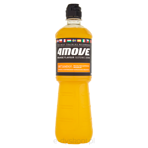 4Move Isotonic Drink Orange Flavour 0,75 L