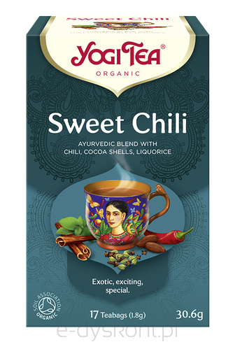 Herbatka Słodkie Chili (Sweet Chili) Bio (17 X 1,8 G) 30,6 G - Yogi Tea [BIO]