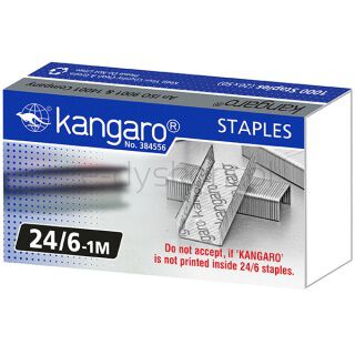 Kangaro Zszywki No. 24/6-1M, 1000 szt.