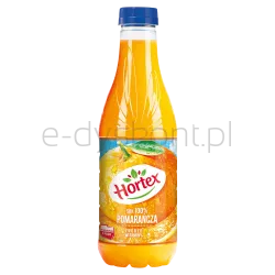 Hortex Sok 100% Pomarańcza Butelka Apet 1 L