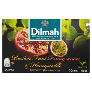 Dilmah Herbata Passion Fruit Pomegranate  Honeysuckle Flavoured Black  20X1,5 G