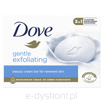 Dove Kremowa Kostka Myjąca Delikatny Peeling 90G