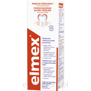 Elmex Płyn Do Płukania Jamy Ustnej Przeciw Próchnicy 400 Ml